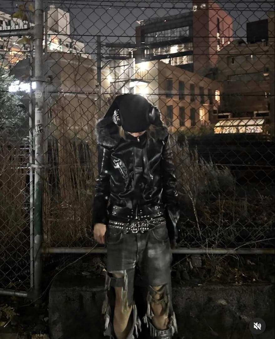 cozy worldwide ファーレザージャケット