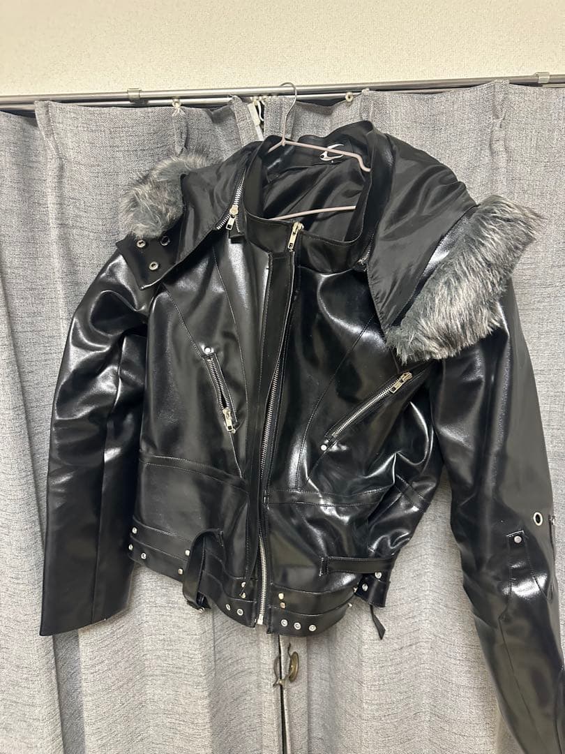 cozy worldwide ファーレザージャケット
