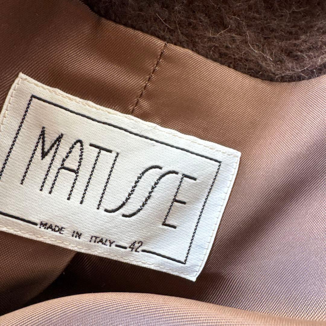 イタリア製 ヴィンテージアルパカ 100% カーディガン　オーバーサイズ　レトロ