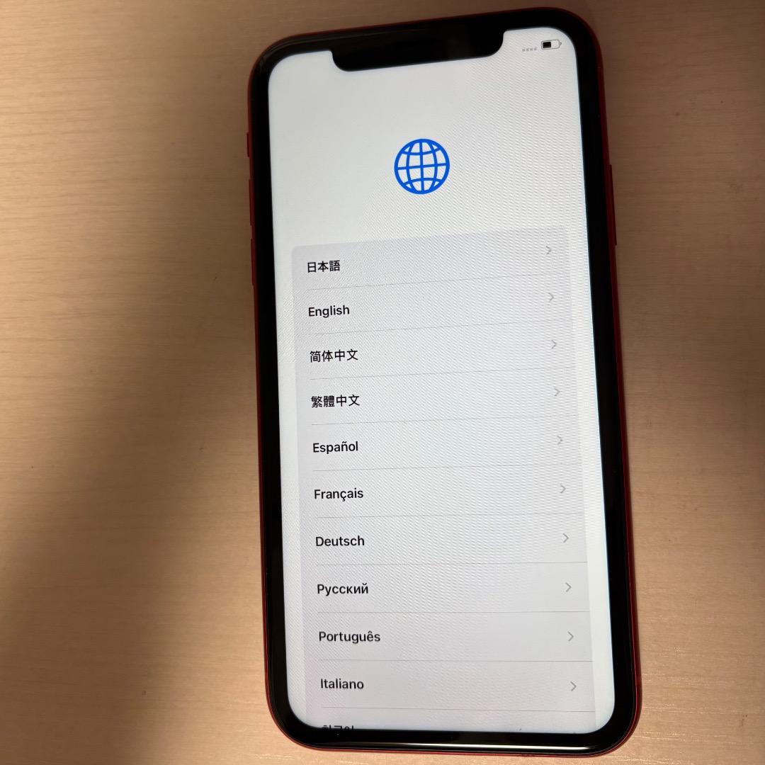iPhoneXR【サイレントスイッチ破損】64GB レッド