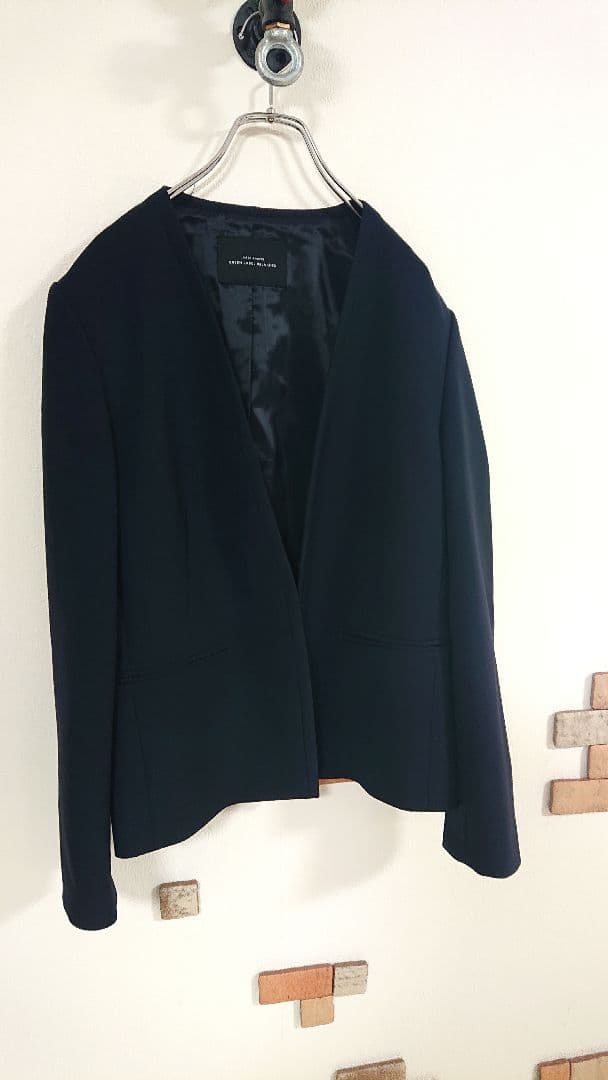 グリーンレーベルリラクシング　パンツスーツ　XL　ノーカラー 近年モデル 3点