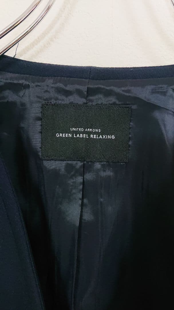 グリーンレーベルリラクシング　パンツスーツ　XL　ノーカラー 近年モデル 3点