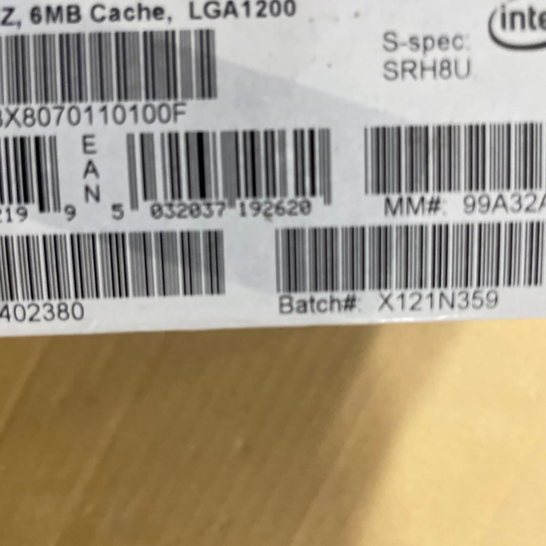 CPU Intel Core i3-10100F