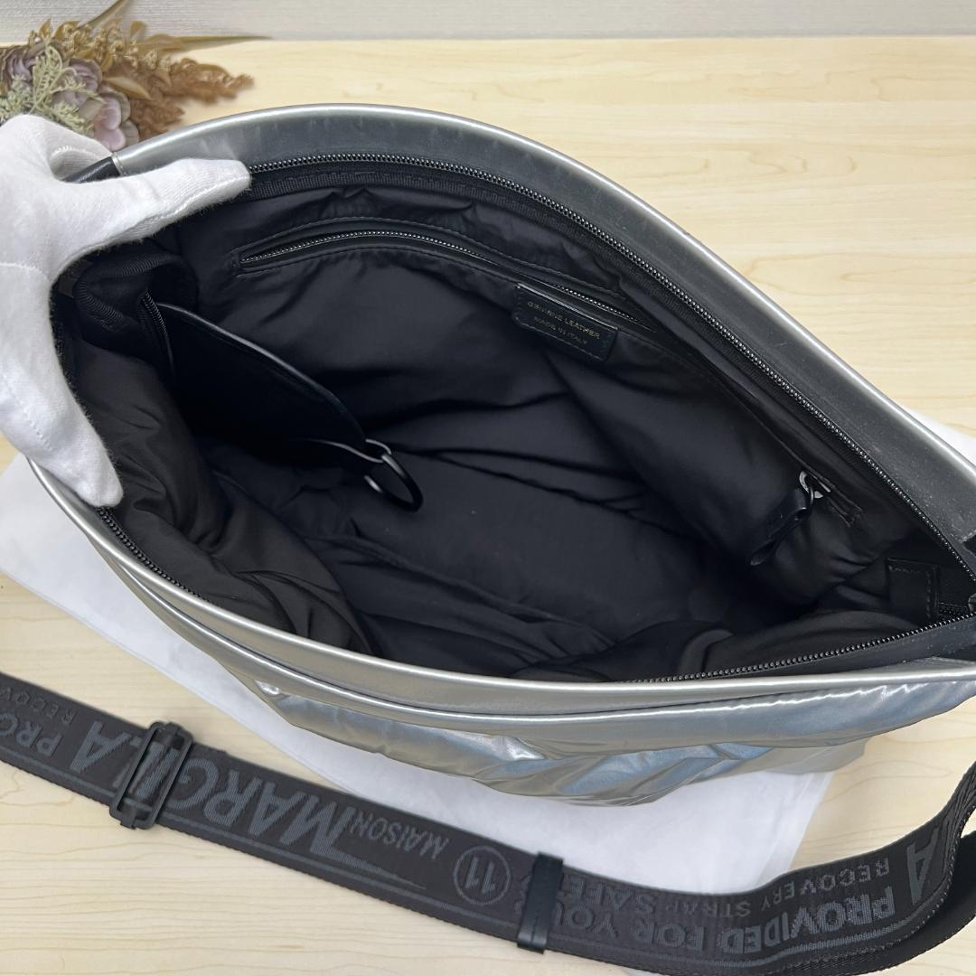 メゾンマルジェラ グラムスラム 3way シルバー ショルダーバッグ