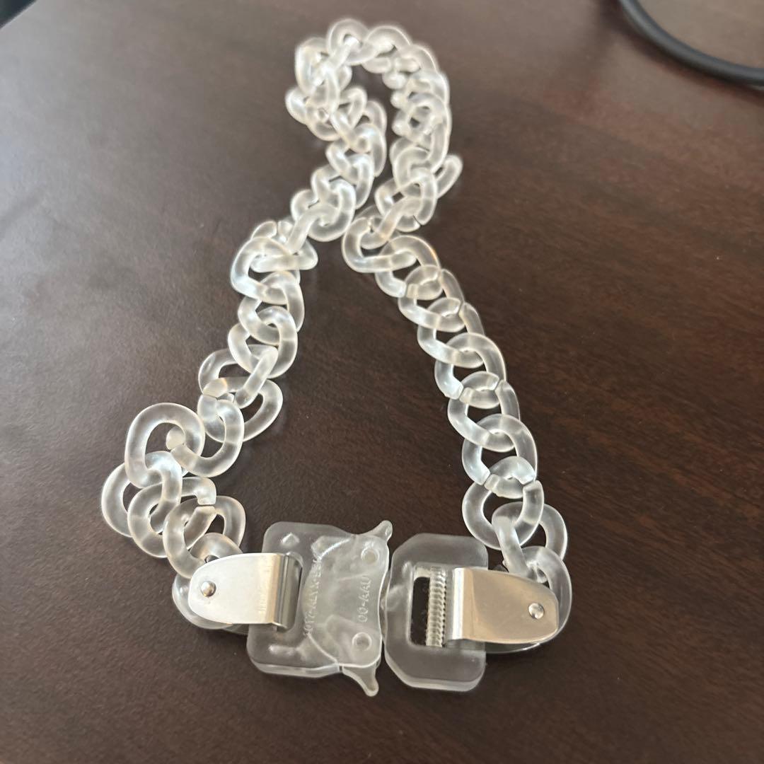 アクセサリー 1017 alyx 9sm transparent buckle chain
