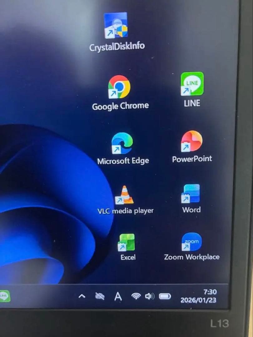Lenovo ThinkPad L13 Windows 11 本体　(USキー）