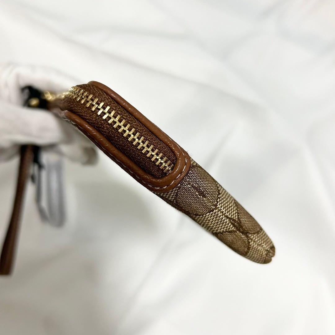 COACH x Disneyレザージップポーチ リストレット ミッキー 定期入れ