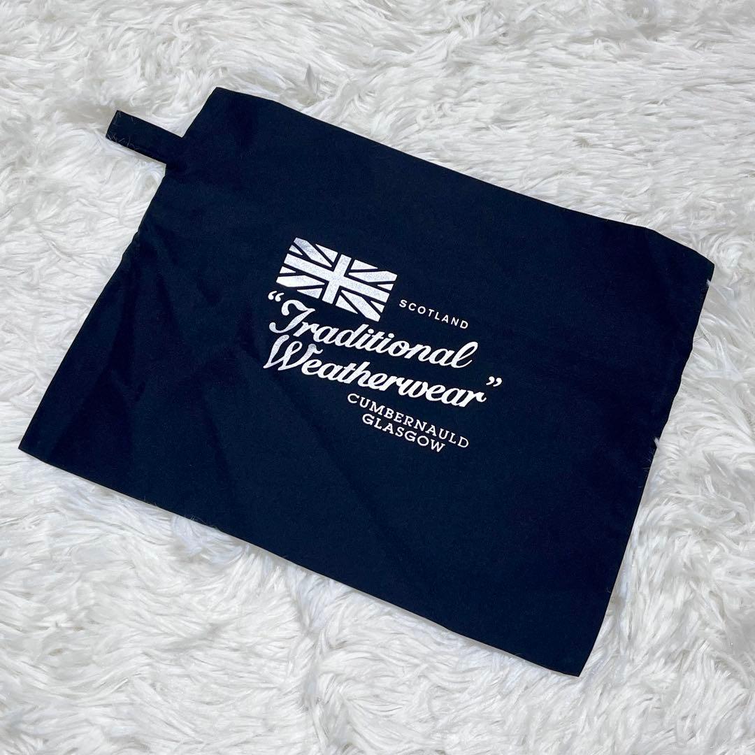 新品未使用☆トラデショナルウェザーウェア レインコート M パッカブル 黒 撥水