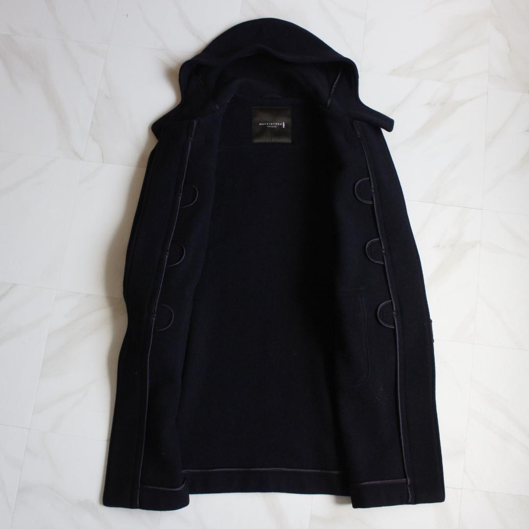 MACKINTOSH LONDON ダッフルコート L ネイビー フーディー