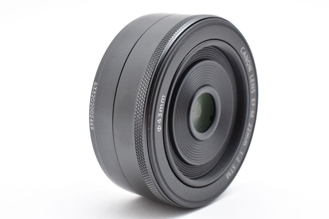 【極美品】 キヤノン Canon EF-M 22mm F2 STM ブラック