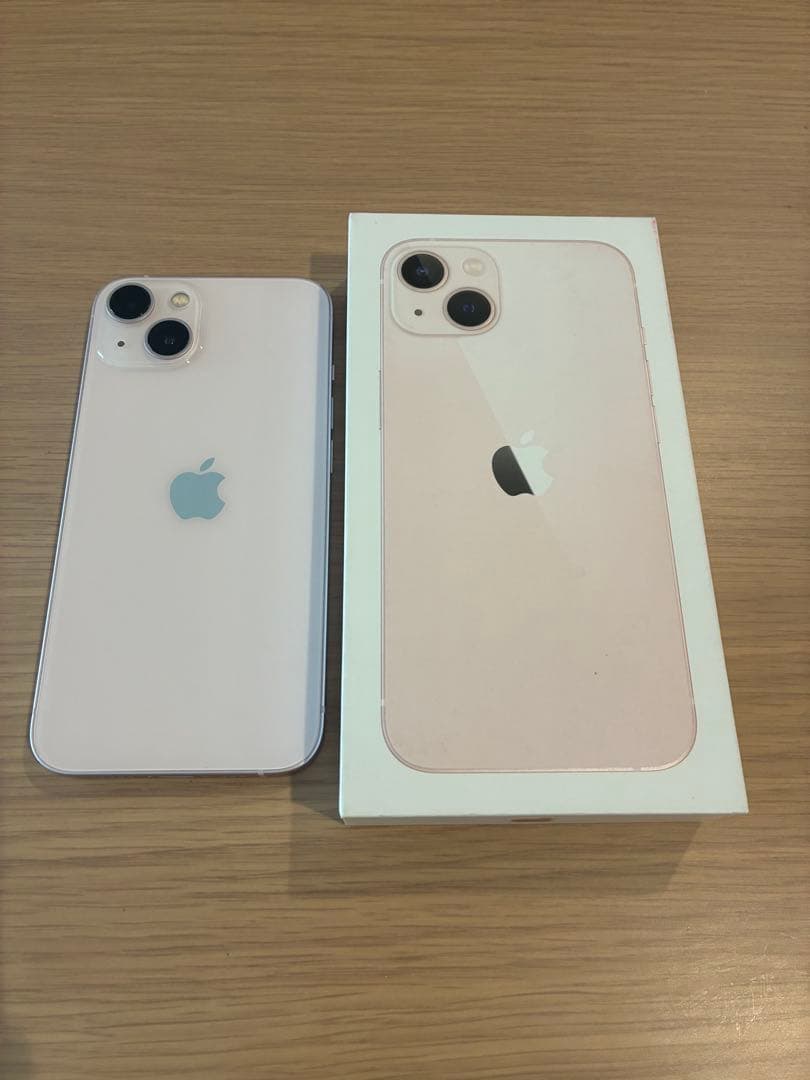 Apple iPhone 13 ピンク 傷なし美品　バッテリー84% 256GB