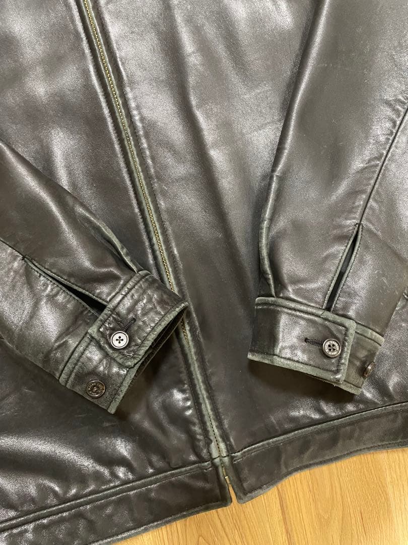 よ*ん様 Polo by Ralph Lauren ブラック　レザー　S スイン