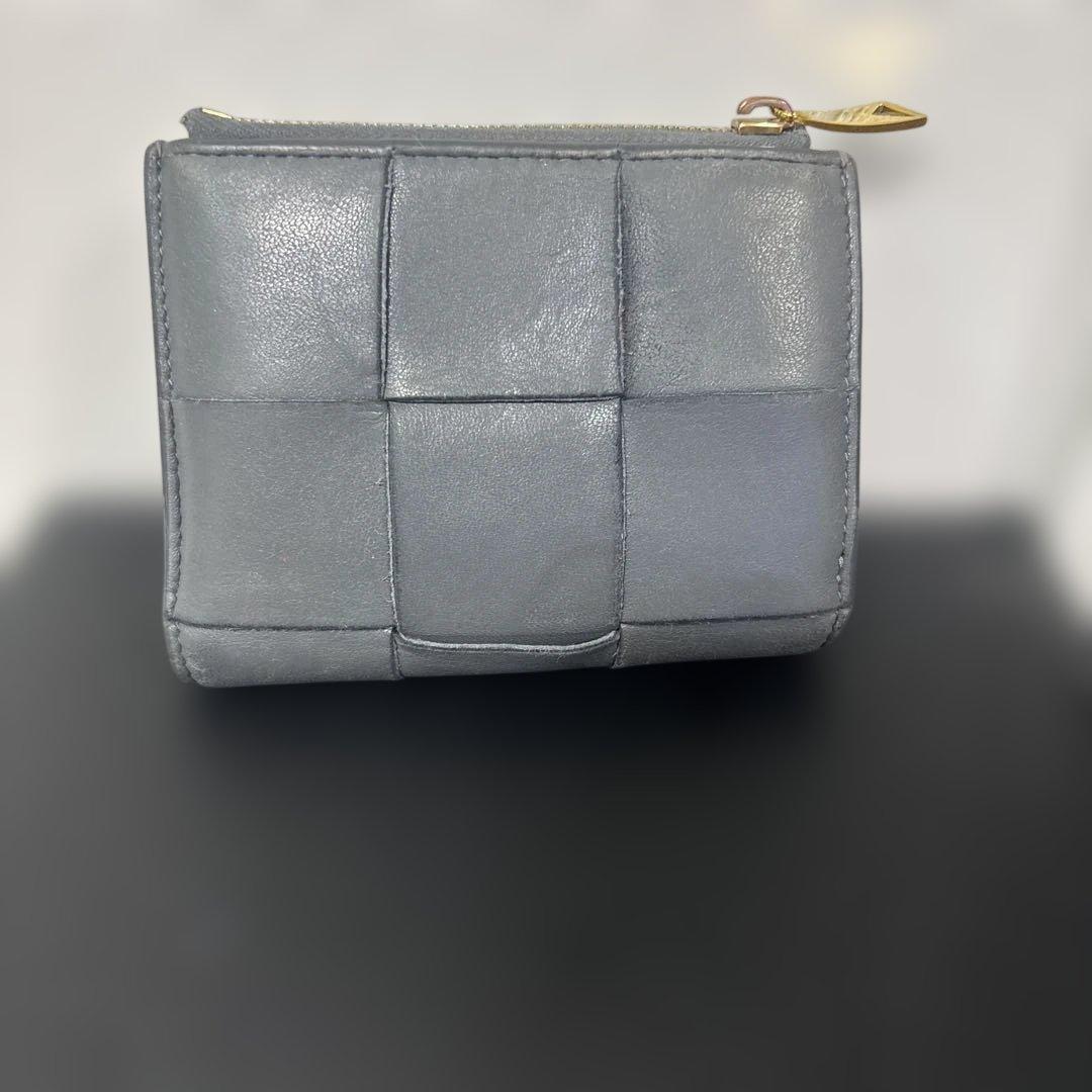 BOTTEGA VENETA グレー 二つ折り財布
