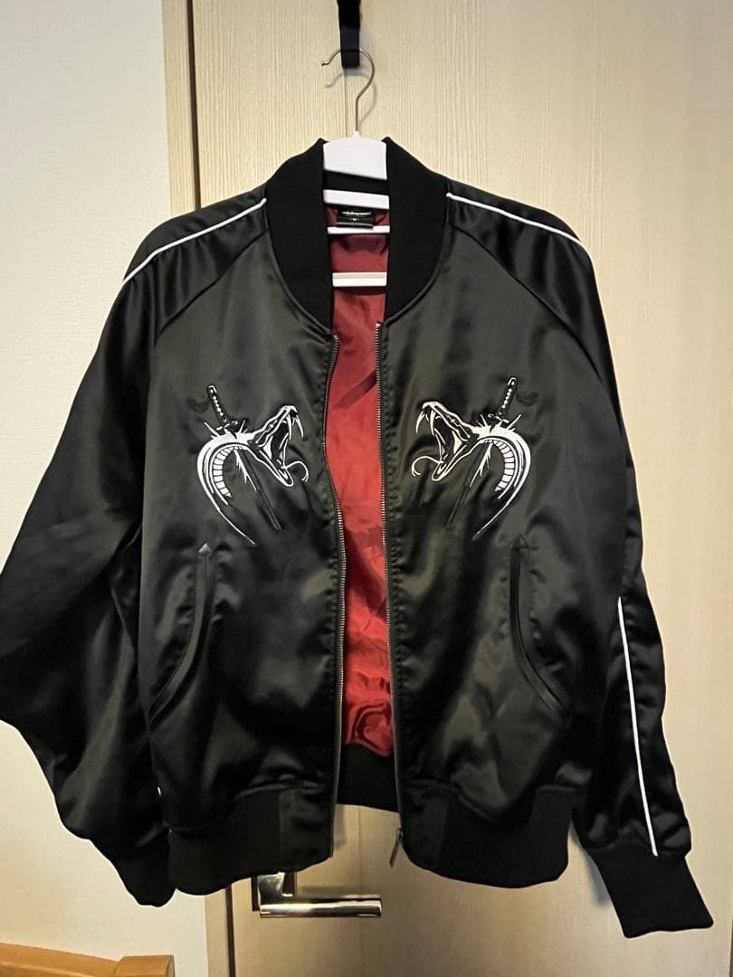 ハ*バ様 スカジャン サイバーパンク2077 SAMURAI Satin Jum