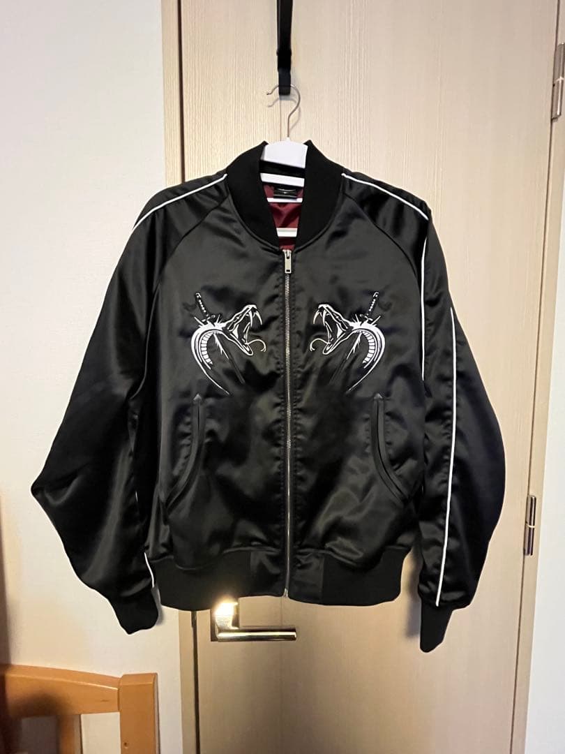 ハ*バ様 スカジャン サイバーパンク2077 SAMURAI Satin Jum