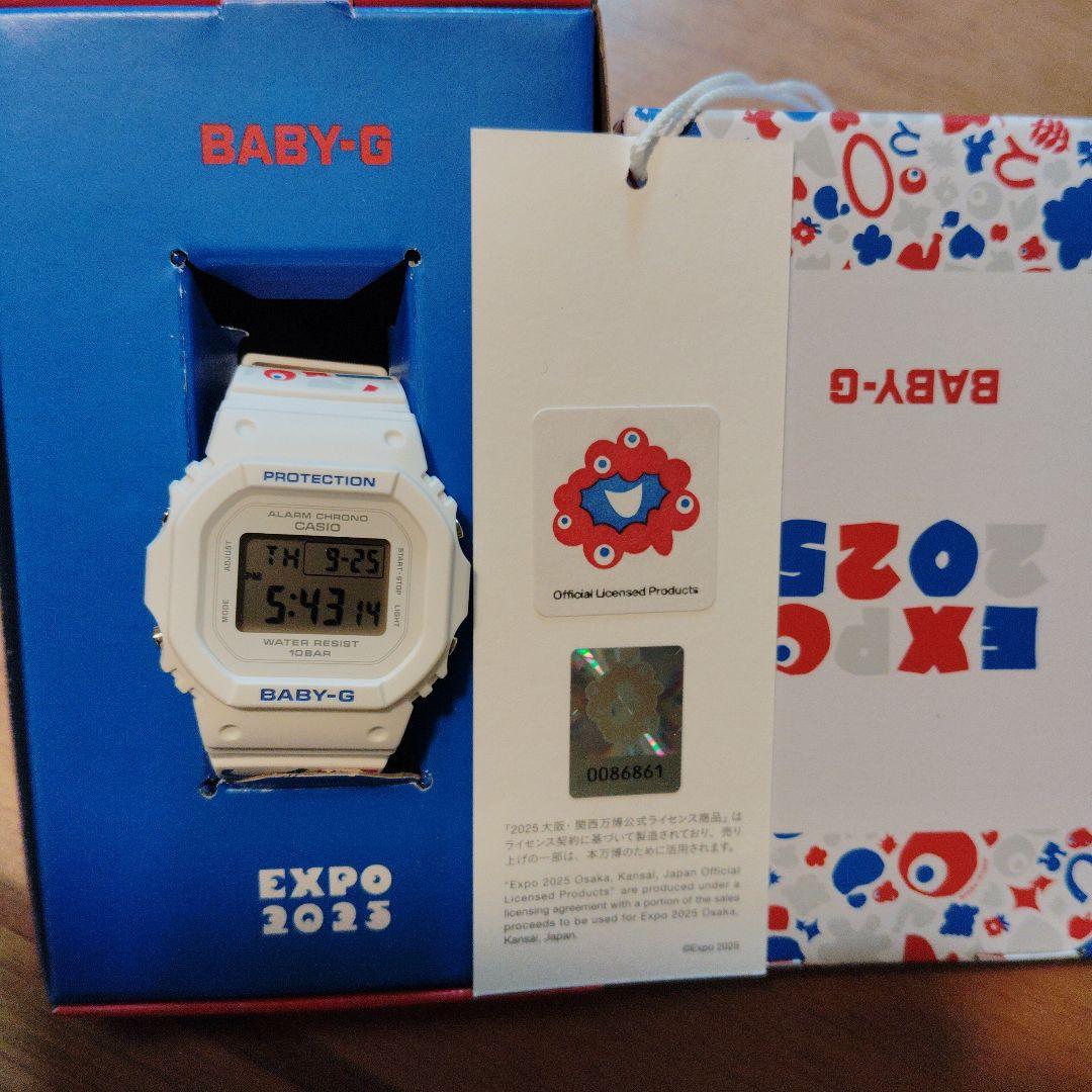 「新品未使用/未開封」大阪万博ミャクミャクBaby-g腕時計