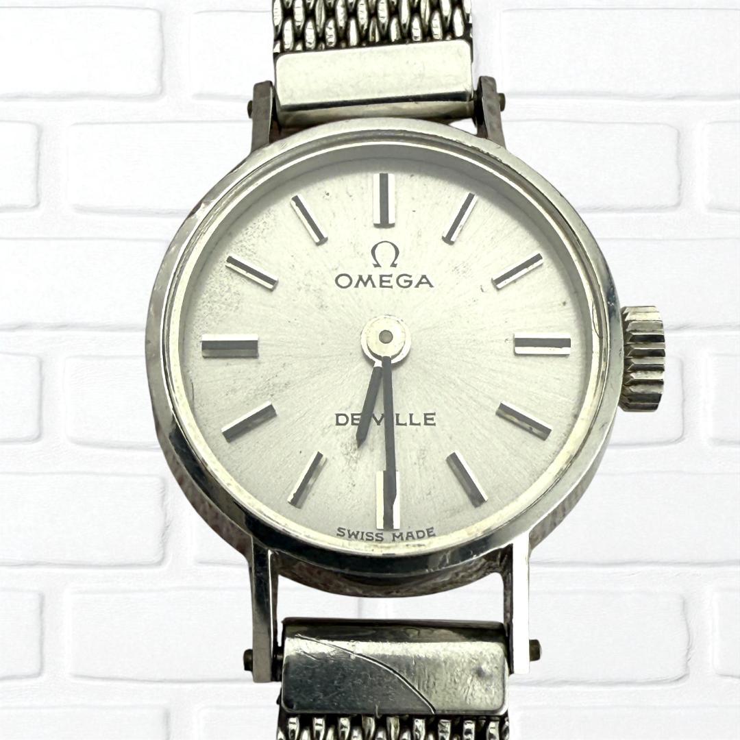 【稼動品】OMEGA De Ville オメガ デヴィル 手巻き時計 シルバー