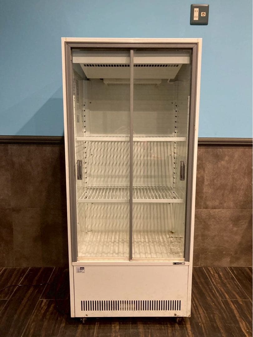 業務用　ガラス扉冷蔵庫 ホワイト 2ドア