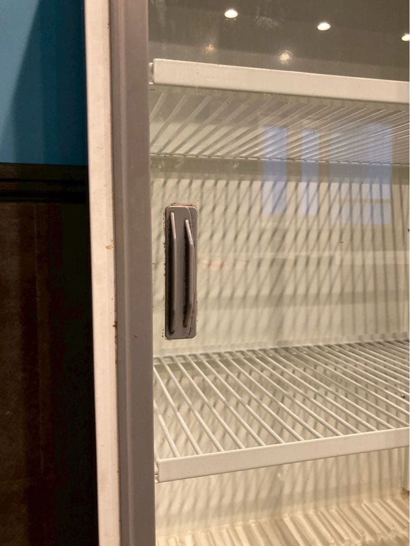 業務用　ガラス扉冷蔵庫 ホワイト 2ドア