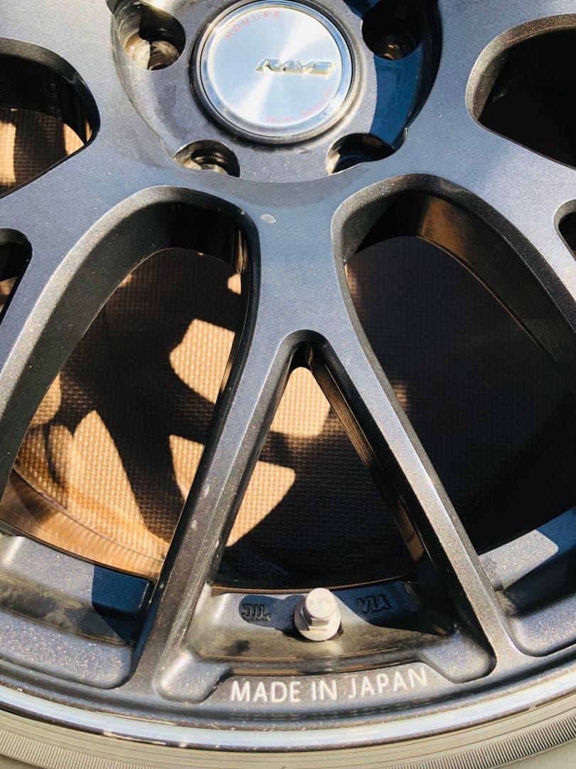 シゲ　3/4 rays ホムラ 8.5j43 2x8GTS 19インチ