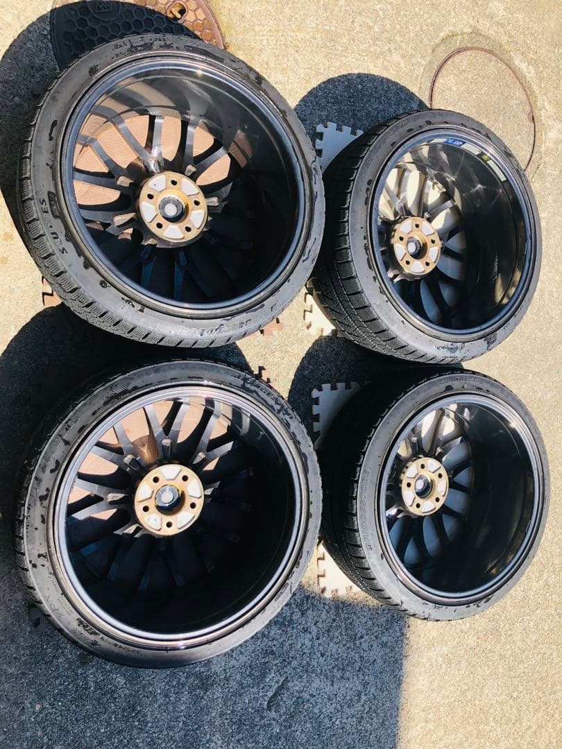 シゲ　3/4 rays ホムラ 8.5j43 2x8GTS 19インチ