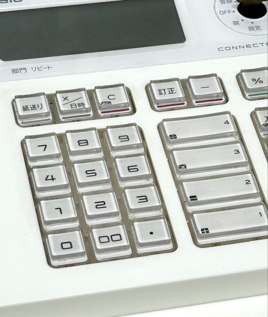 CASIO 電子 Bluetooth対応 カシオ レジスタ SR-G3-WE