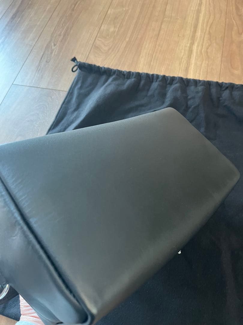 コムデギャルソン　青山バッグ　ワンハンドル　ハンドバッグ　レザー　ブラック