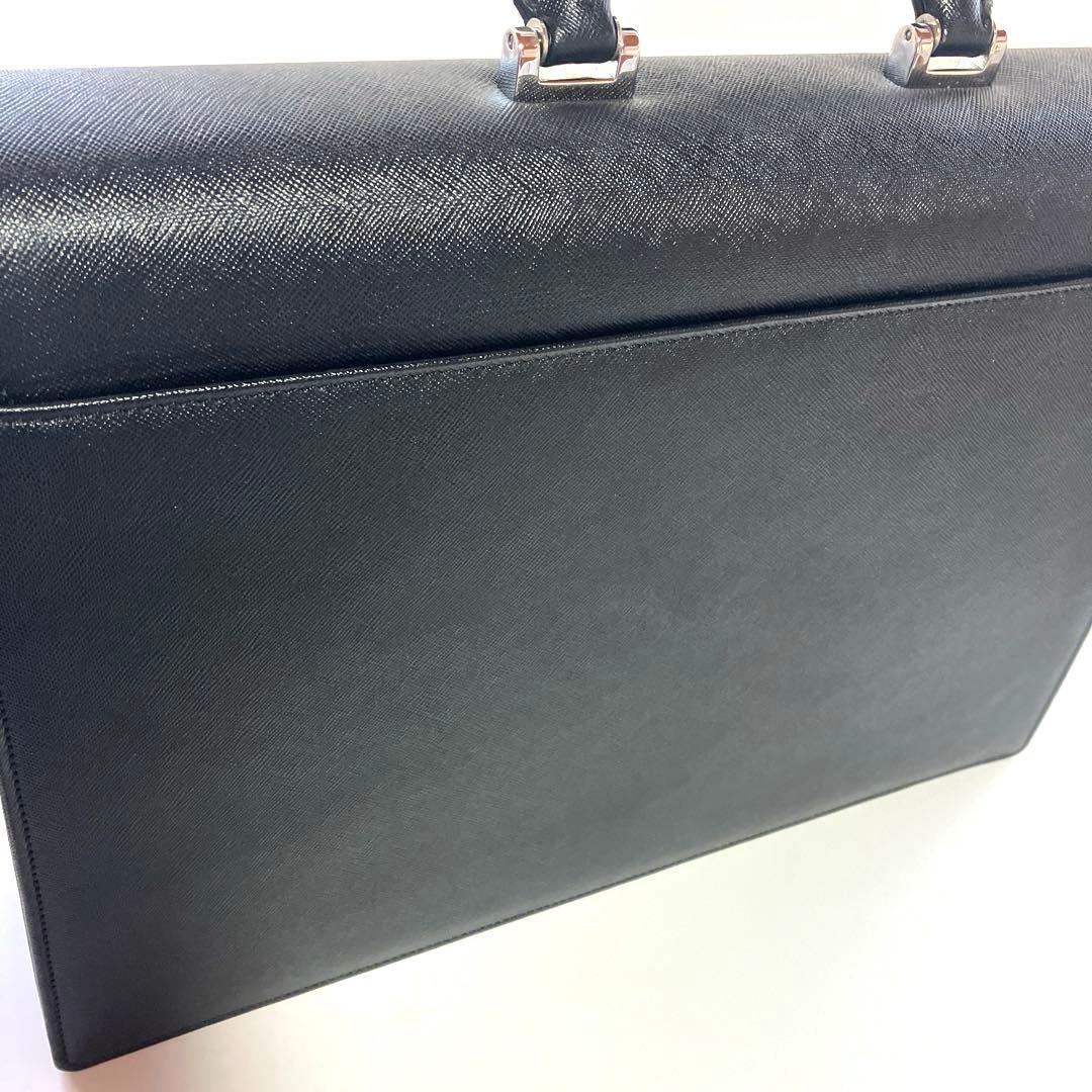 【極美品】Burberry バーバリー オールレザー ダレス ブリーフケース