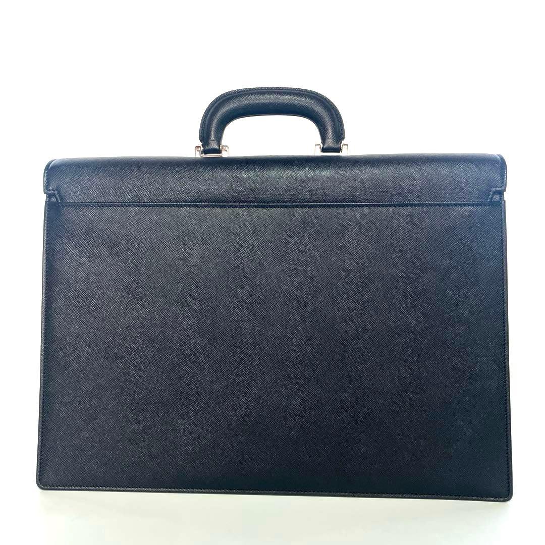 【極美品】Burberry バーバリー オールレザー ダレス ブリーフケース