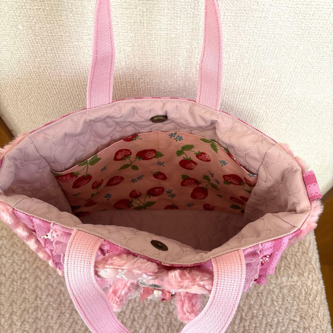 コヤンイサムチョン　ふわモコうさぎルミちゃん　トート＆ポーチ