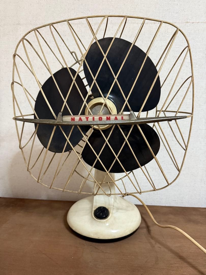 【O-1983】ナショナル 扇風機 M-8C 昭和レトロ アンティーク