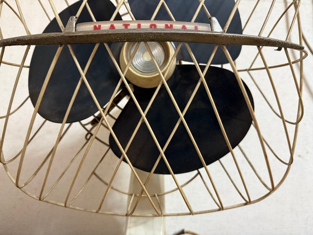 【O-1983】ナショナル 扇風機 M-8C 昭和レトロ アンティーク