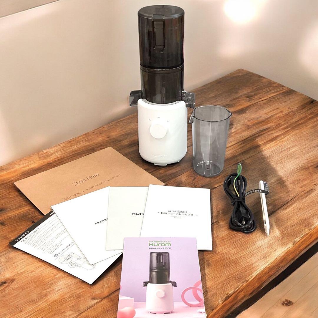 本日限定価格【アウトレット】　ヒューロム HUROM スロージューサー　ブルー