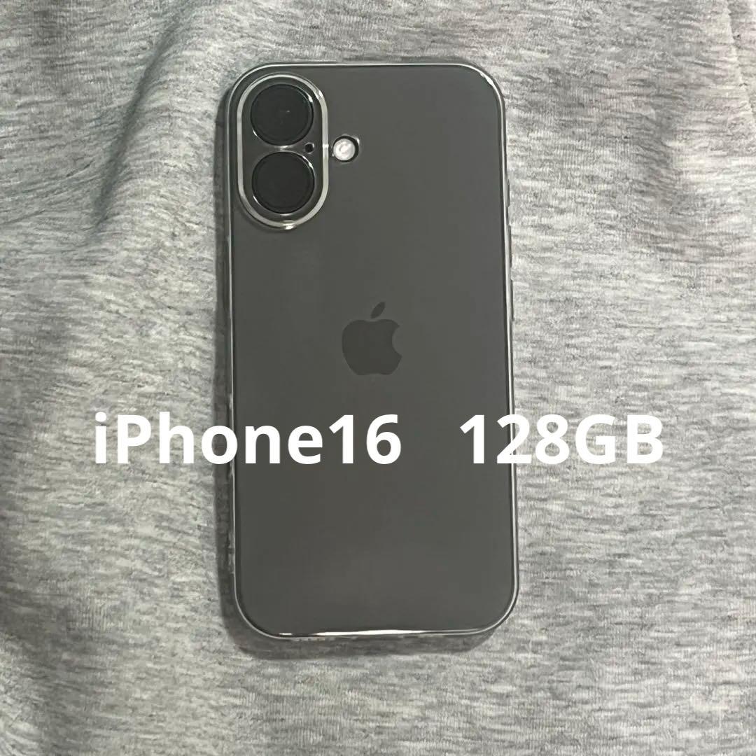 《美品》iPhone16 ブラック 128GB 海外版
