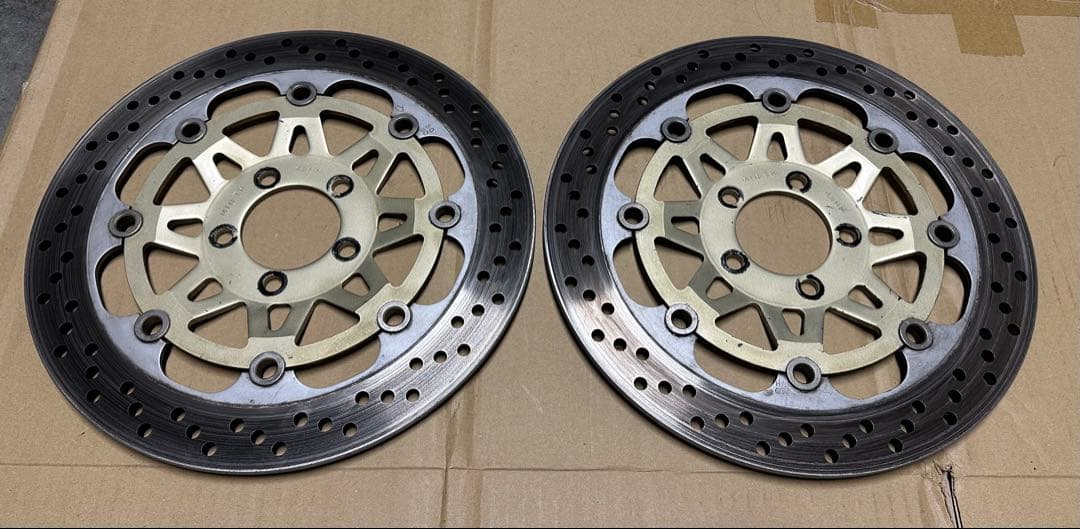 カワサキ フロントブレーキディスクローター 2枚セット