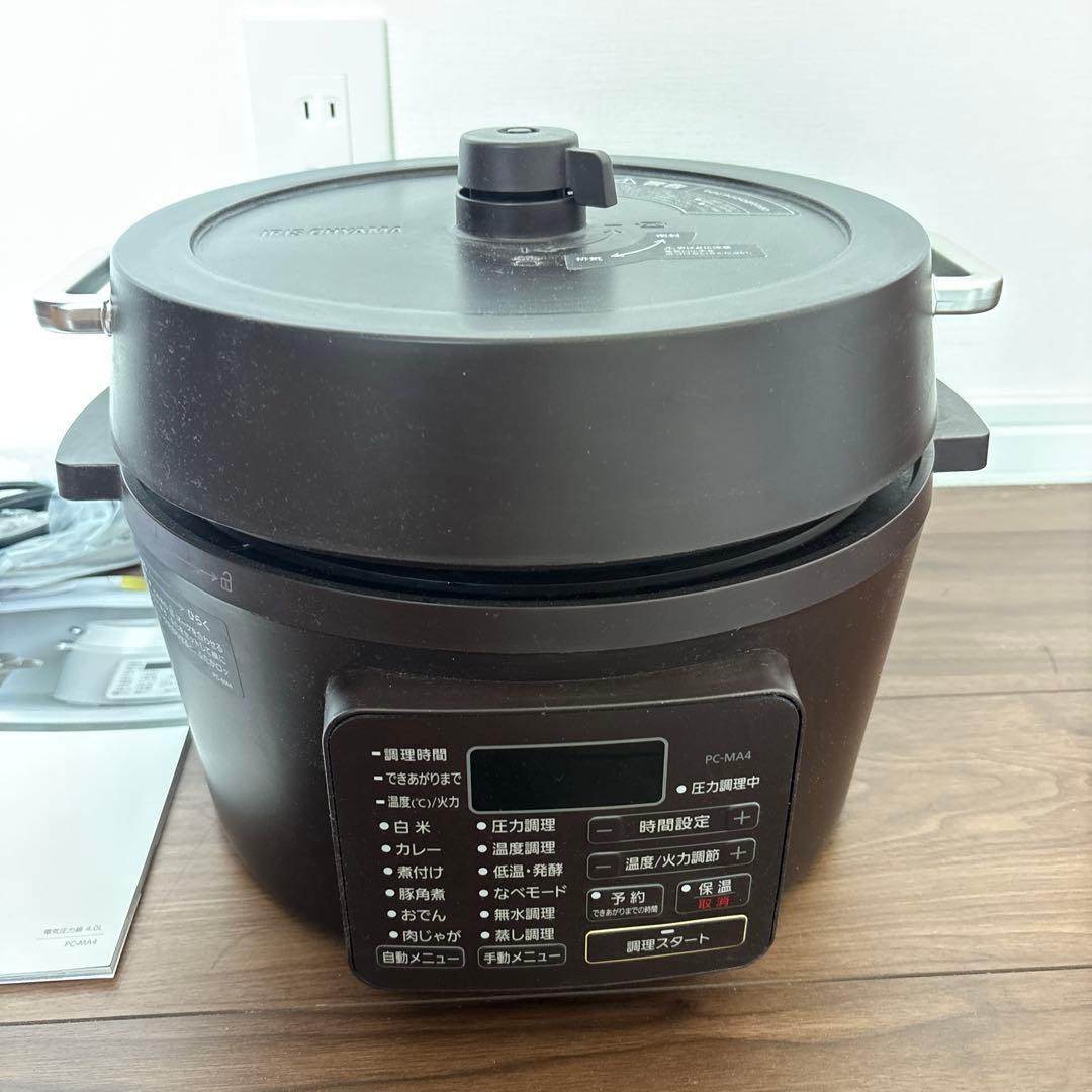 【未使用】アイリスオーヤマ電気圧力鍋　PCMA4