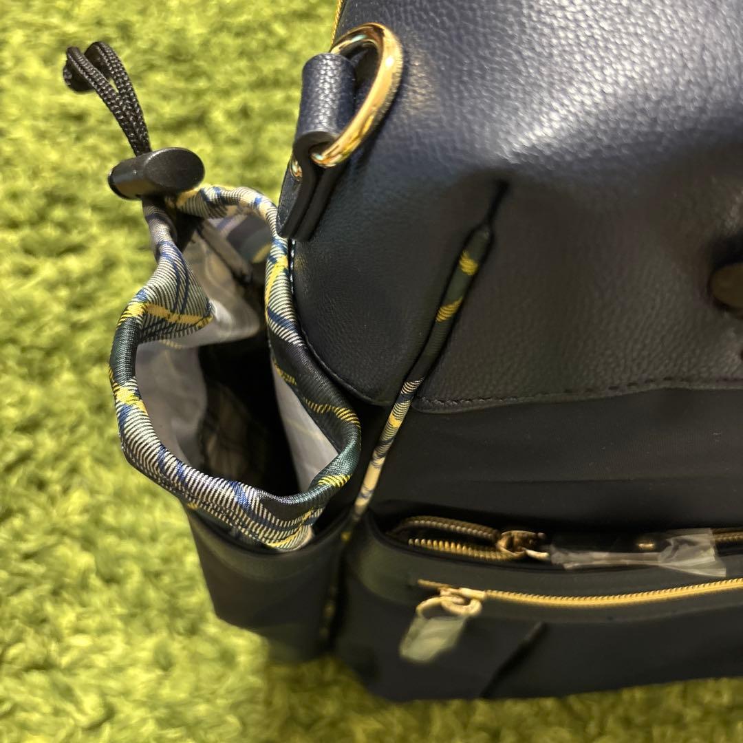 ネイビー 2way リュック・ハンドバッグ