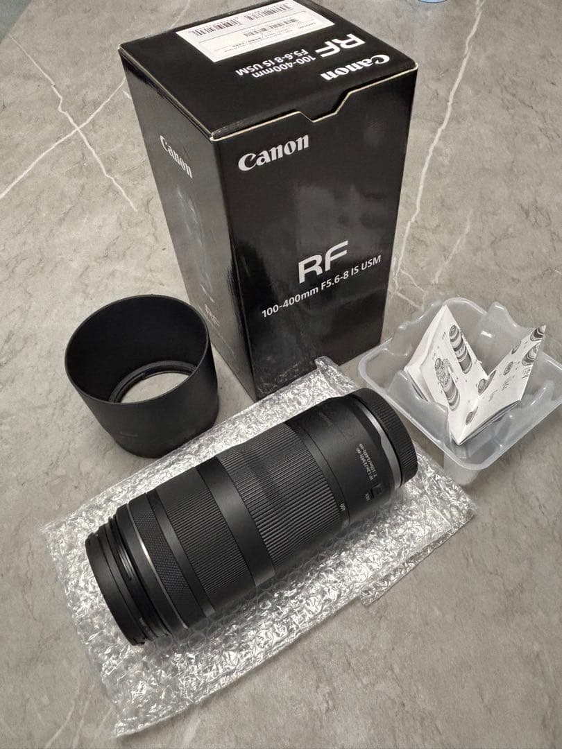 ほぼ新品　Canon RF100-400mm F5.6-8 IS USM レンズ
