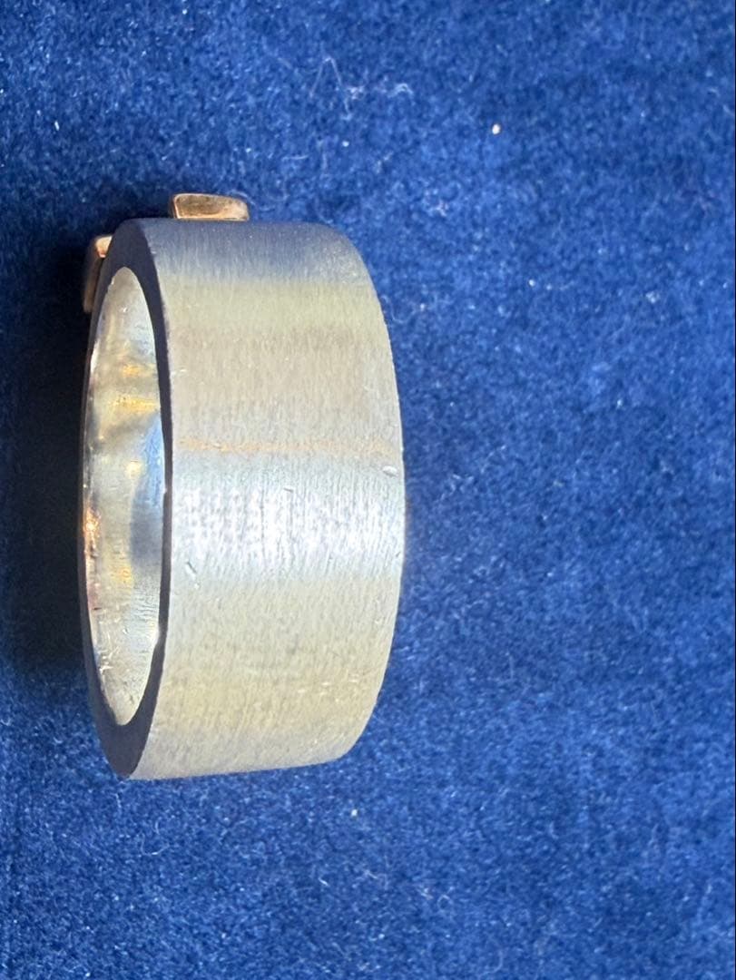 K10/silver FABURA クロスモチーフリング16g