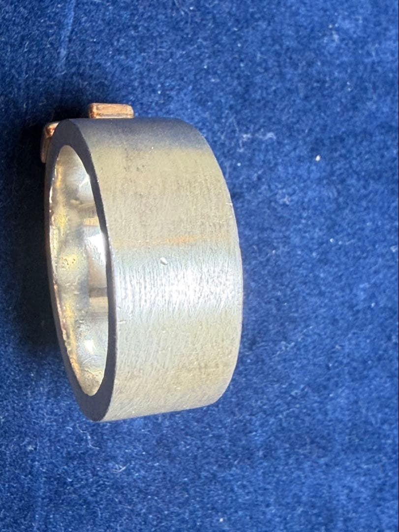 K10/silver FABURA クロスモチーフリング16g