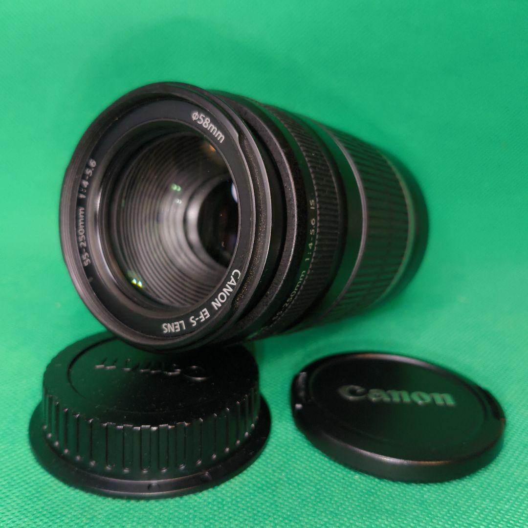 Canon キヤノン EF-S 55-250mm F4-5.6 IS 取説付