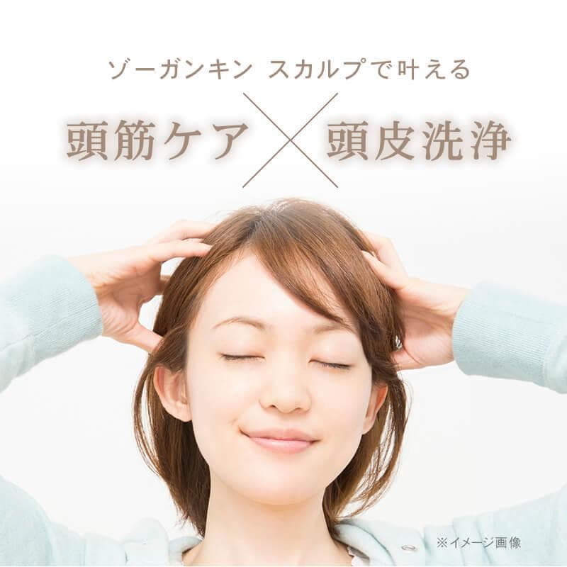 ゾーガンキンスカルプ EMS ヘッドスパ 180g スカルプブラシ 頭皮ブラシ