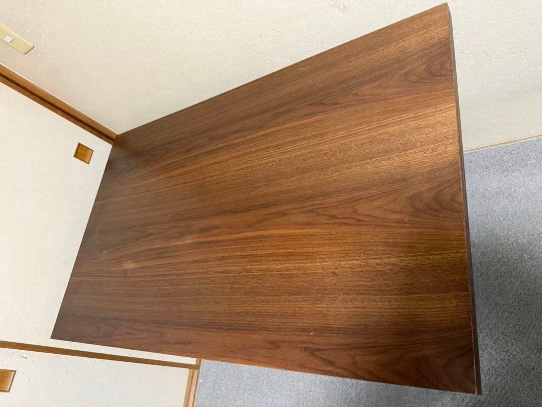 【送料無料】ニトリ ガス圧昇降式テーブル ウォールナット