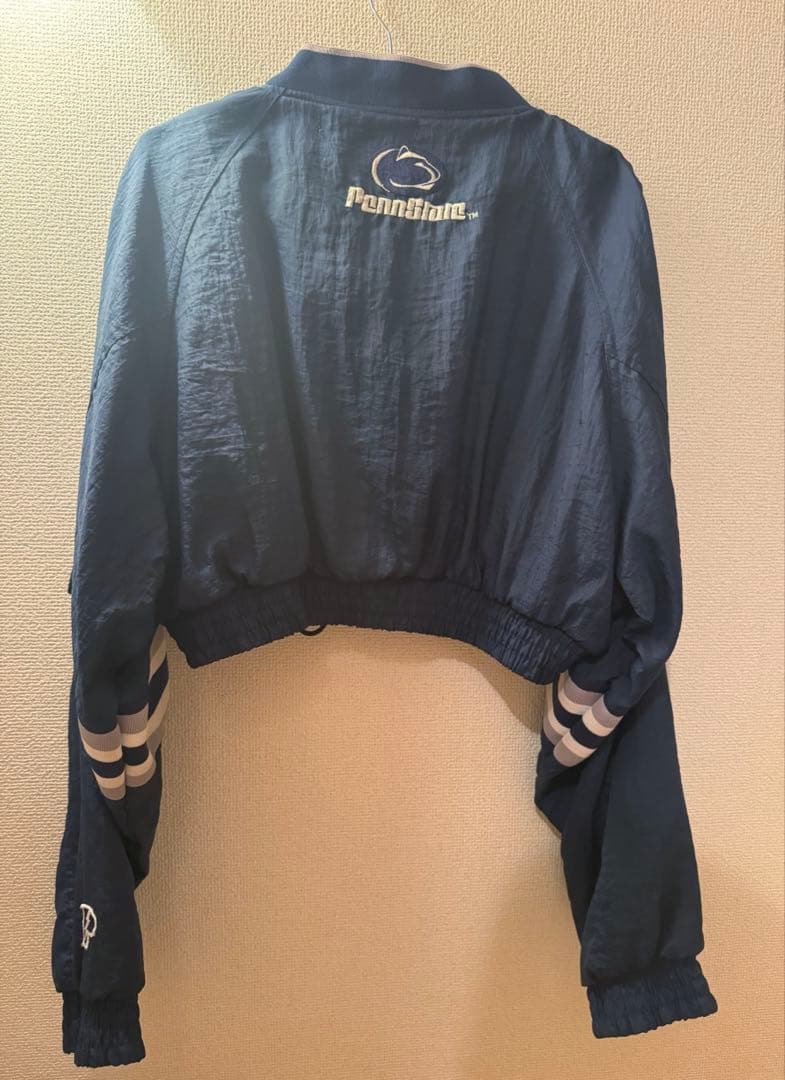 【リメイク】the tiny shop by Mori ネイビー クロップド