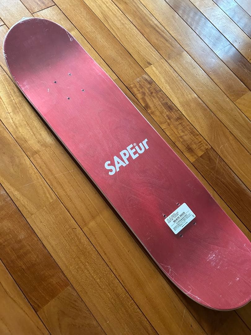 セット　赤黒　新品未使用　SAPEur スケートボード デッキ　サプール