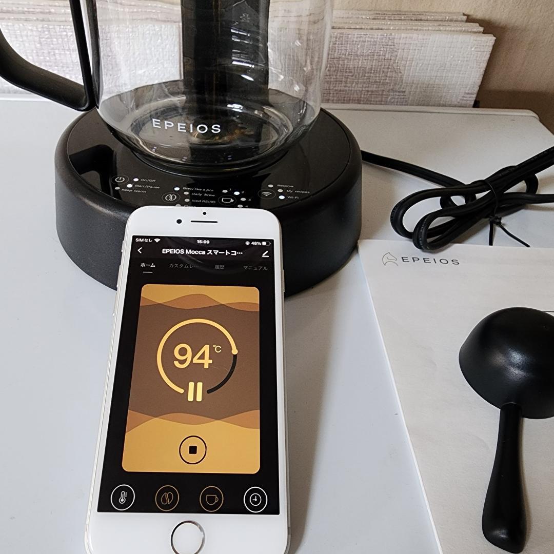 【動作確認済】EPEIOS MOCCA コーヒーメーカー 説明書・付属品あり