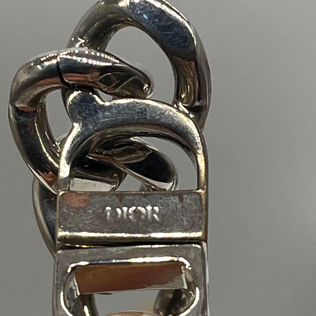 箱付き✨Dior チェーンブレスレット CD ICON シルバー 喜平 Lサイズ