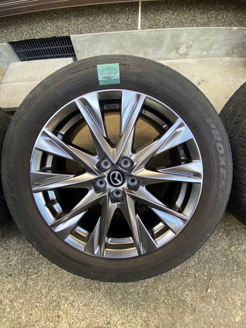 s*r様 マツダcx5 純正19インチホイールセット　ナット付き