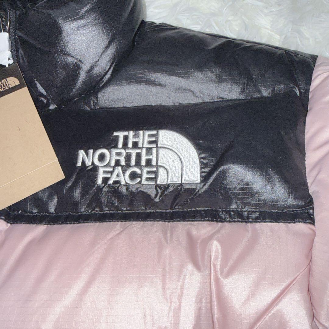 新品未使用　ノースフェイス ヌプシ ショート ダウンジャケット パステルピンク
