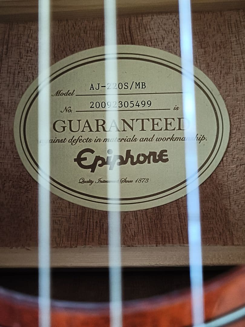 Epiphone AJ-220S/MB　 Cobain モデル